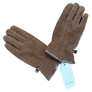 Goodfellow & Co Sherpa Lined Tech Touch Gloves Brown L/XL Winter Warm Gorpcore